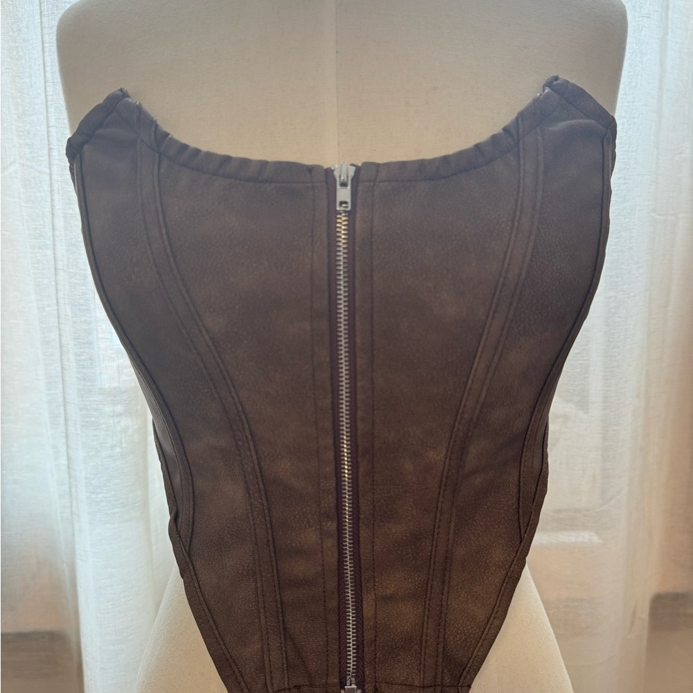 Brown Corset Top